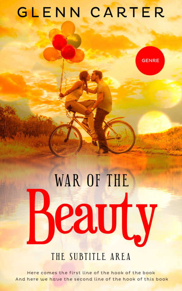 Front view of Wheat #10037 - Premade Romance Book Cover