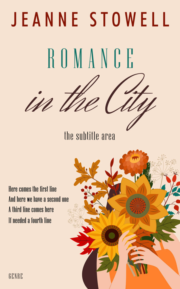 Front view of Albescent White #10157 - Premade Romance Book Cover