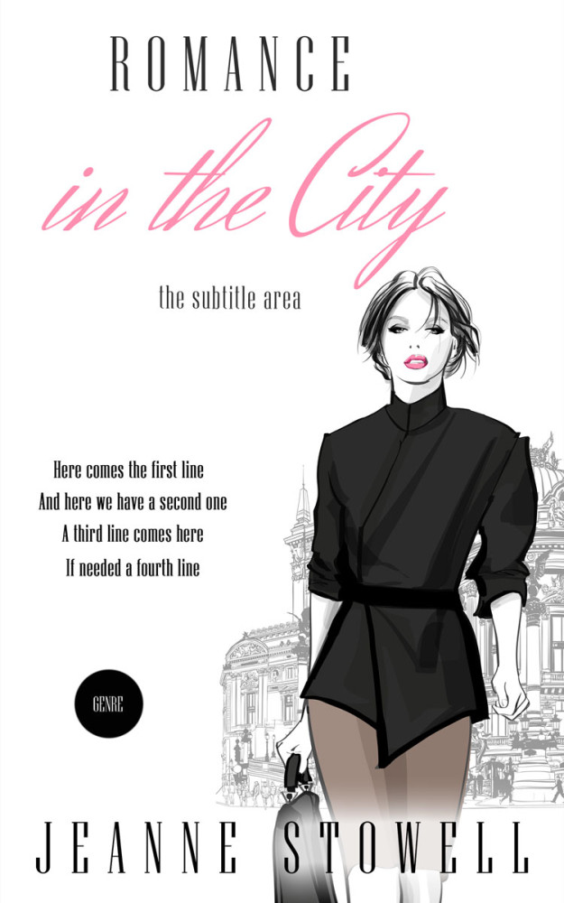 Front view of Soft Peach #10162 - Premade Business Book Cover