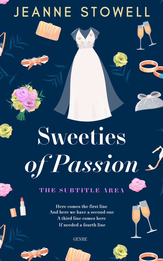 Front view of Blue Whale #10179 - Premade Romance Book Cover