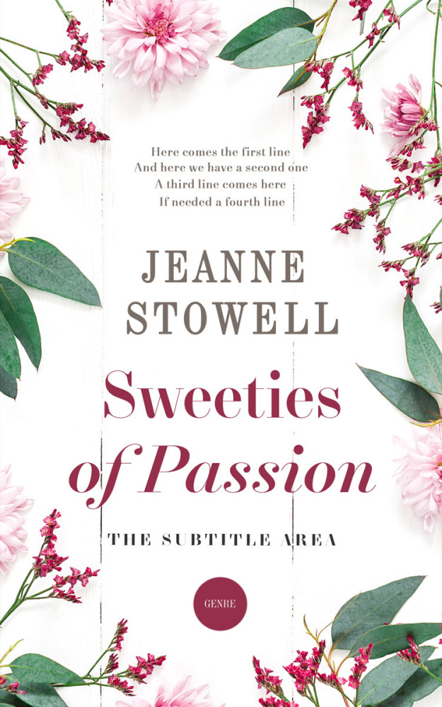 Front view of Soft Peach #10184 - Premade Romance Book Cover