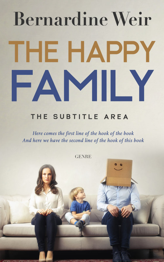 Front view of Swirl #10255 - Premade Family & Parenting Book Cover