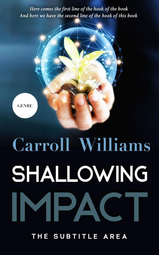 Front view of Soft Amber #10266 - Premade Business Book Cover