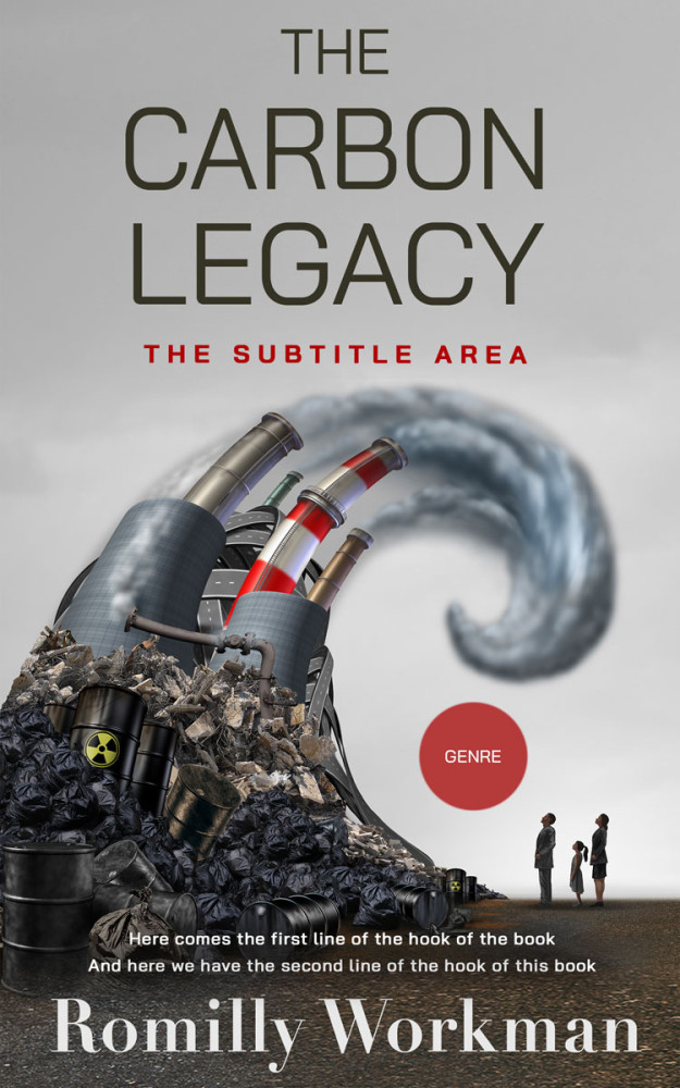 Front view of Silver #10284 - Premade Science & Nature Book Cover