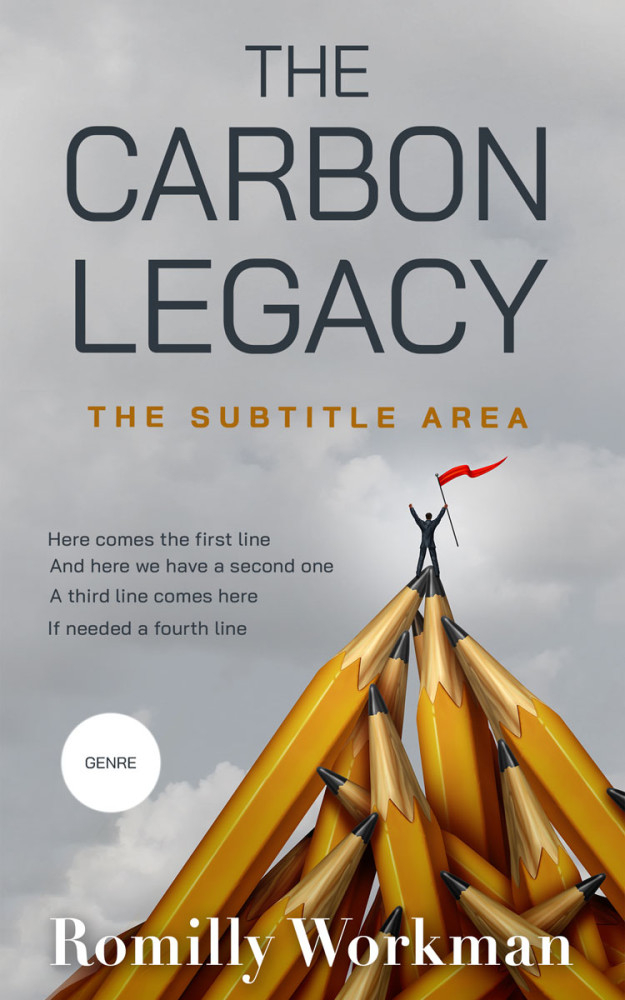 Front view of Silver Sand #10288 - Premade Business Book Cover