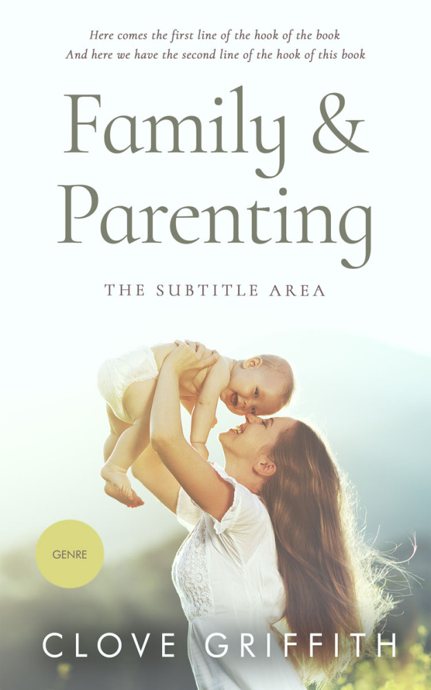 Front view of Arrowtown #10296 - Premade Family & Parenting Book Cover