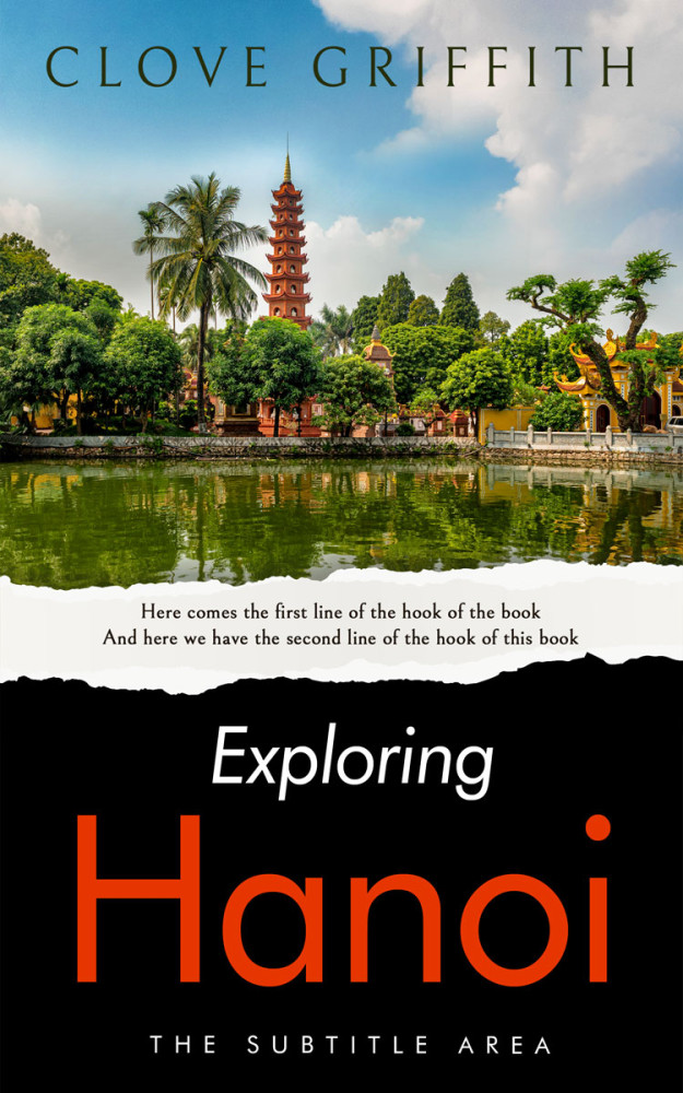 Front view of Clam Shell #10333 - Premade Travel Book Cover