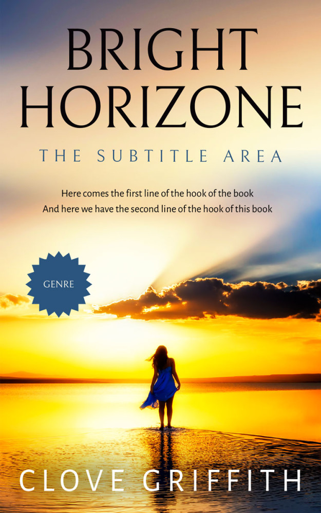 Front view of Hampton #10378 - Premade Romance Book Cover