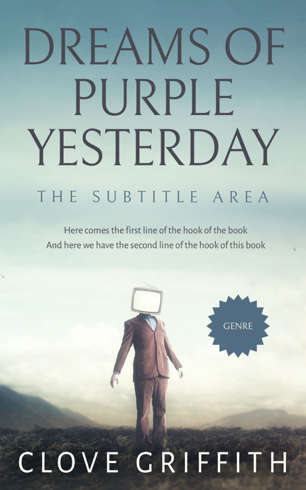 Front view of Tasman #10381 - Premade Fantasy Book Cover