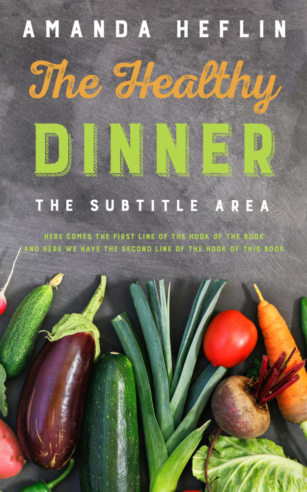 Front view of Flint #10475 - Premade Health & Dieting & Fitness Book Cover