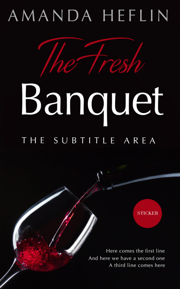 Front view of Night Rider #10497 - Premade Abstract Book Cover