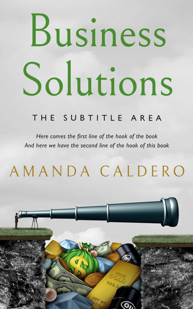 Front view of Quill Gray #10540 - Premade Self-Improvement & Self-Help Book Cover