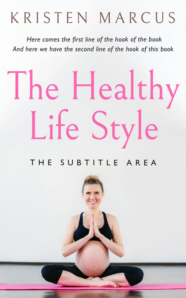 Front view of Bon Jour #10667 - Premade Health & Mind & Body Book Cover