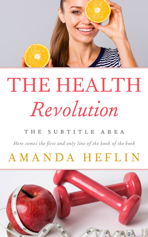 Front view of Wafer #10687 - Premade Health & Mind & Body Book Cover