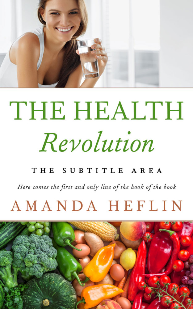 Front view of Woodland #10698 - Premade Health & Dieting & Fitness Book Cover