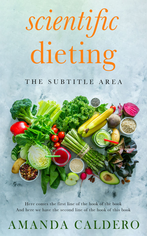 Front view of Jungle Mist #10701 - Premade Health & Dieting & Fitness Book Cover