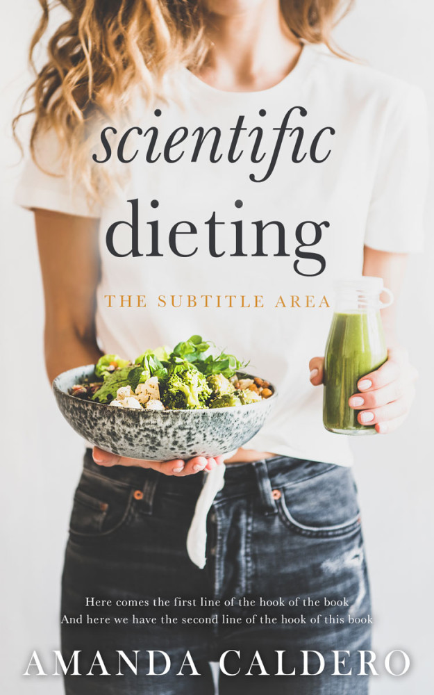 Front view of Mine Shaft #10707 - Premade Health & Dieting & Fitness Book Cover