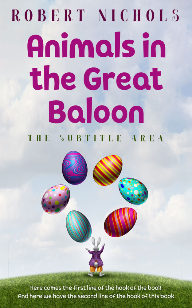 Front view of Mischka #10792 - Premade Fantasy Book Cover