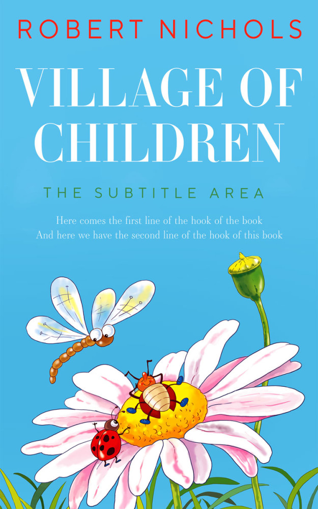 Front view of Picton Blue #10803 - Premade Nature Book Cover