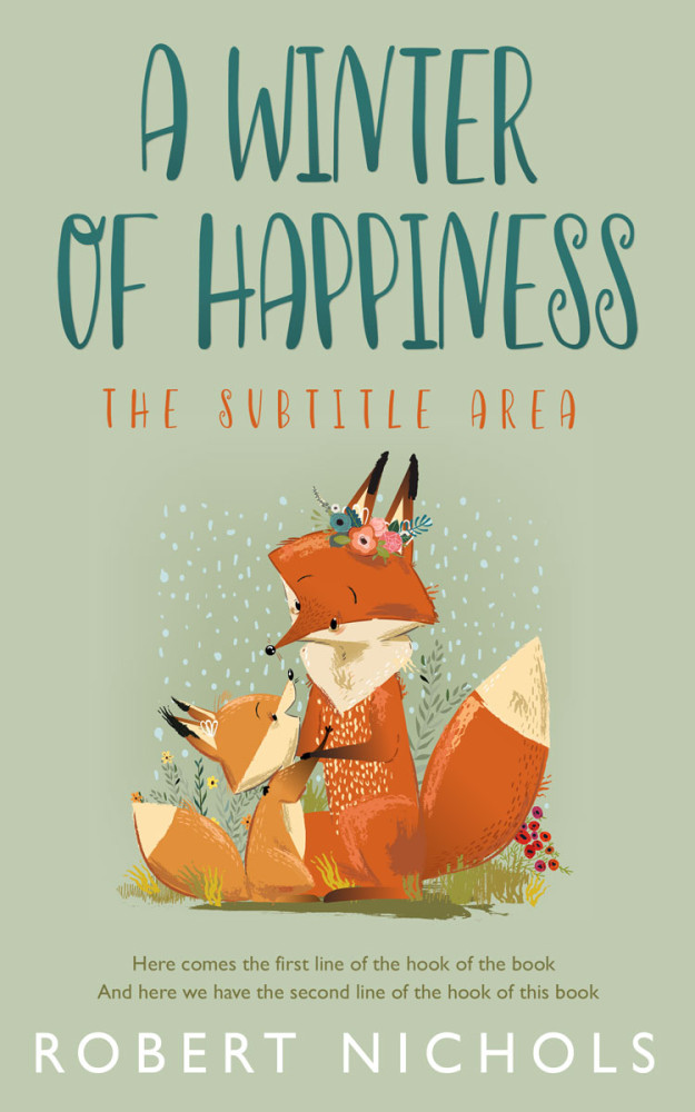 Front view of Rainee #10826 - Premade Environment & Ecology Book Cover