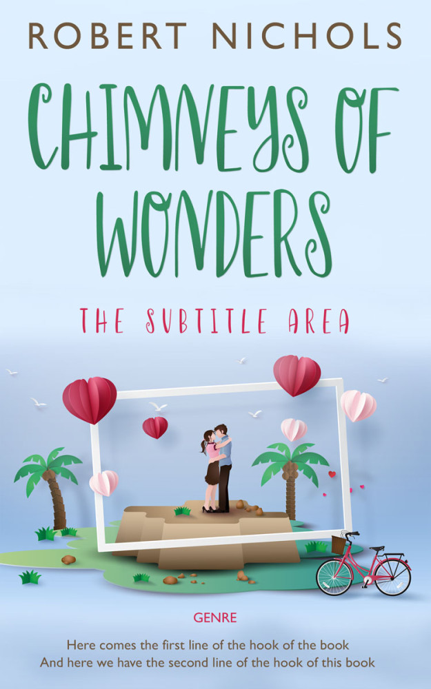 Front view of Link Water #10849 - Premade Romance Book Cover