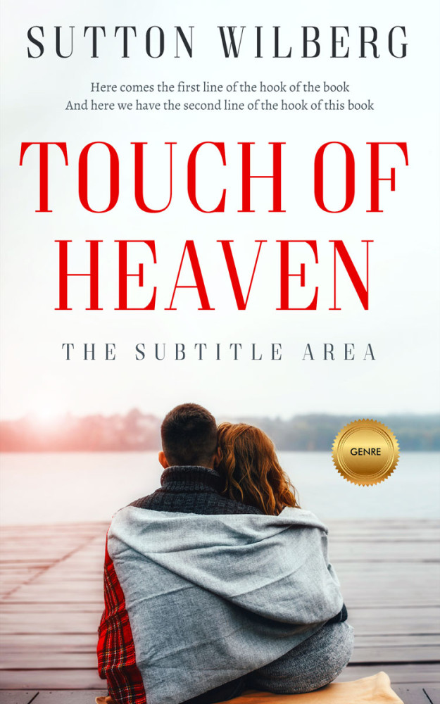 Front view of Desert Storm #10857 - Premade Romance Book Cover