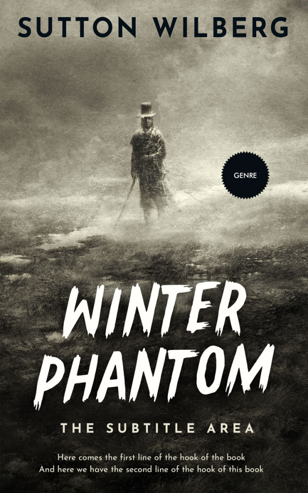 Front view of Dune #10898 - Premade Horror Book Cover