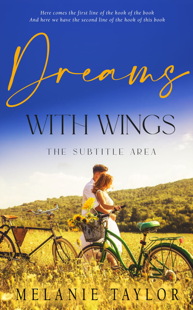 Front view of Sapphire #10957 - Premade Romance Book Cover