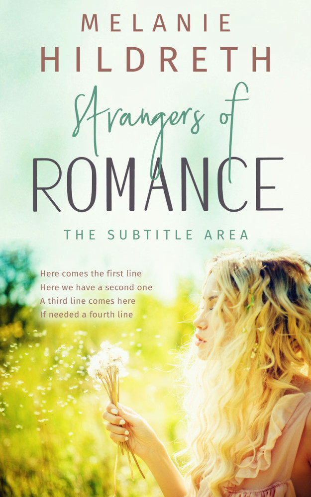 Front view of Loafer #10991 - Premade Romance Book Cover