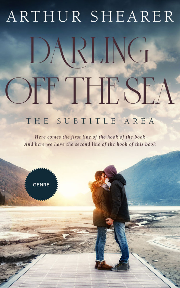 Front view of Sisal #11005 - Premade Romance Book Cover