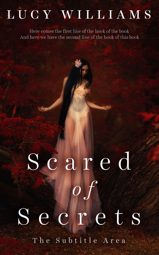 Front view of Coffee Bean #11098 - Premade Fantasy Book Cover