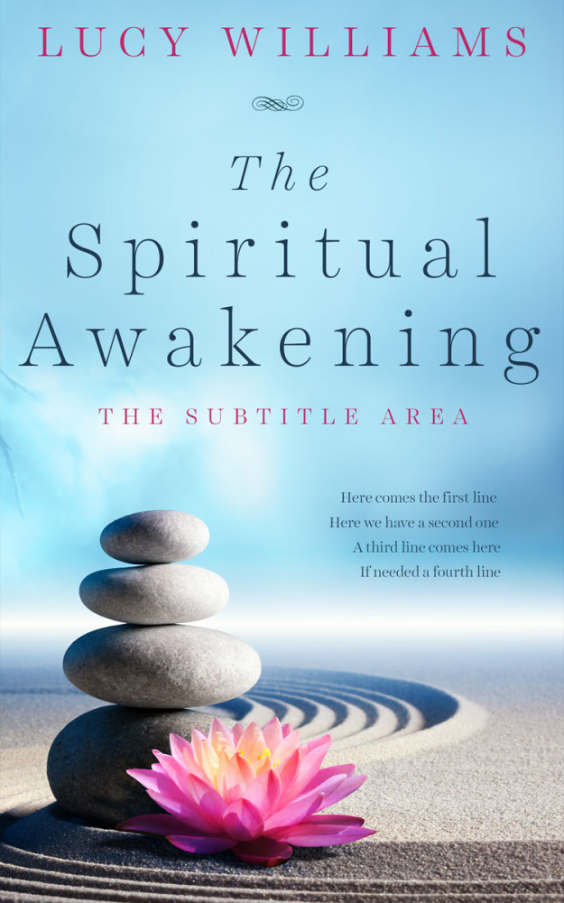 Front view of Powder Blue #11114 - Premade Health & Mind & Body Book Cover