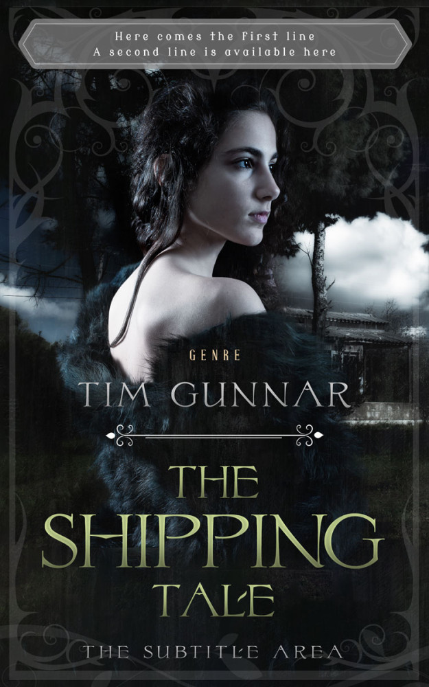 Front view of Woodsmoke #11118 - Premade Horror Book Cover