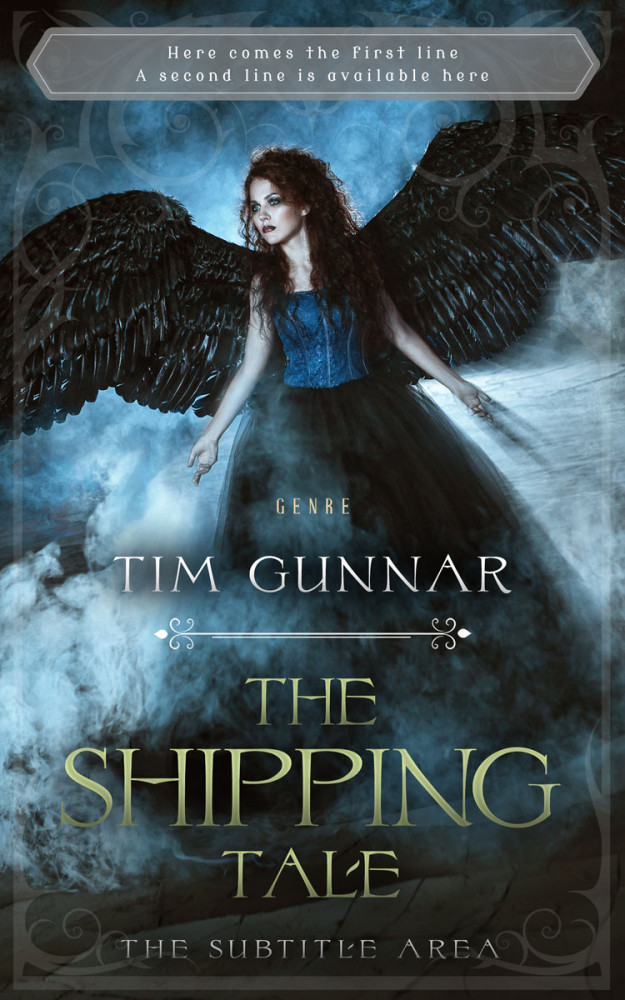 Front view of Outer Space #11119 - Premade Fantasy Book Cover