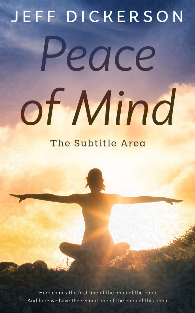 Front view of Soft Amber #11162 - Premade Health & Mind & Body Book Cover