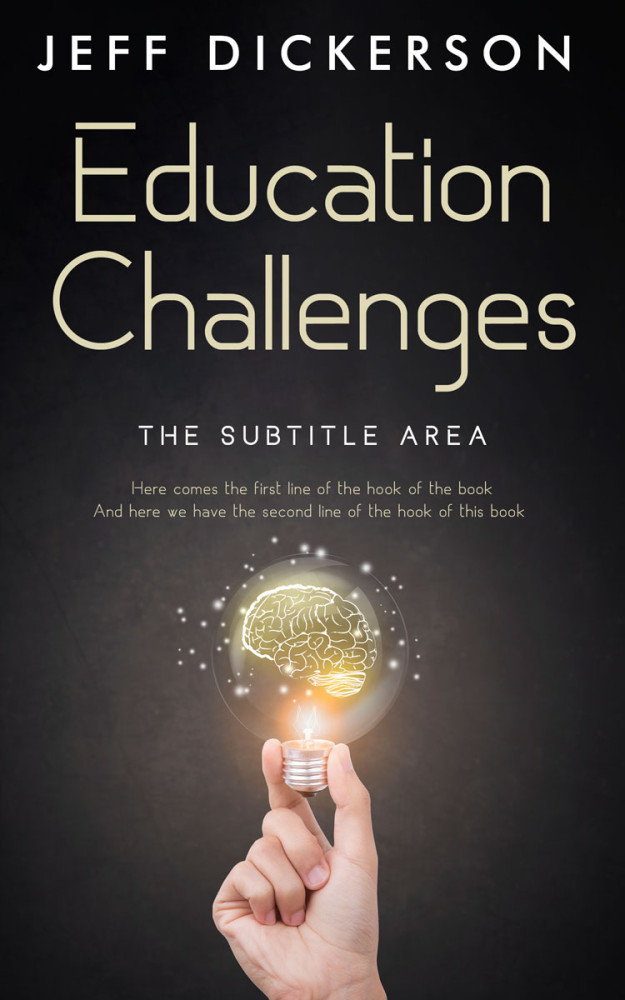 Front view of Thunder #11204 - Premade Abstract Book Cover