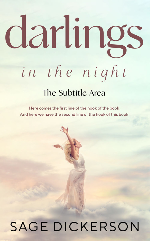 Front view of Satin Linen #11381 - Premade Romance Book Cover