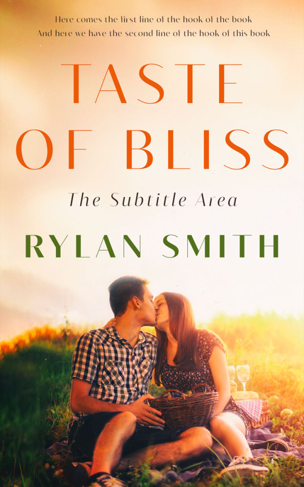 Front view of Rangitoto #11430 - Premade Romance Book Cover