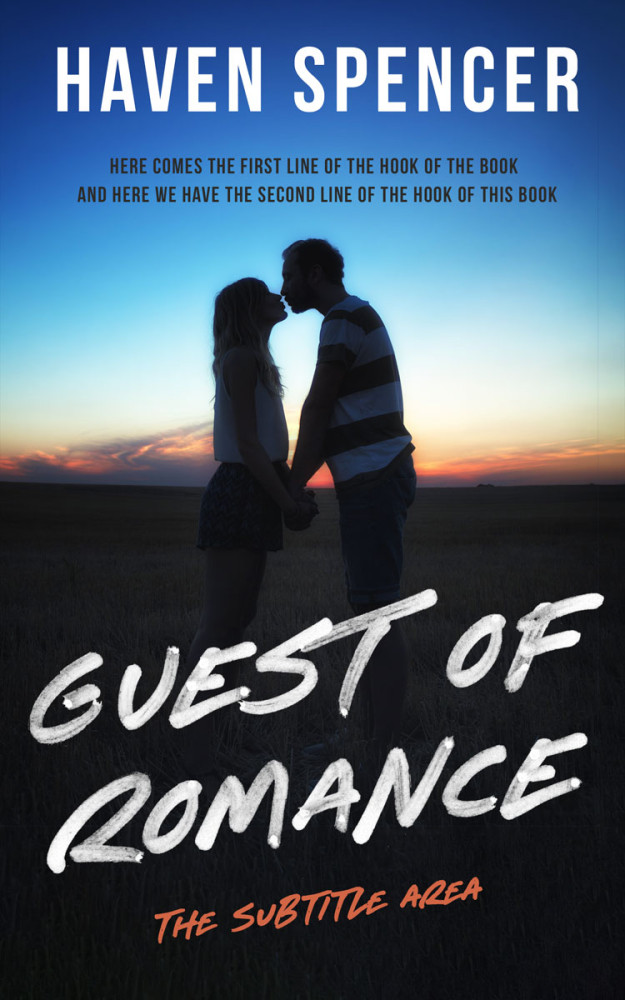 Front view of Pumice #11443 - Premade Romance Book Cover