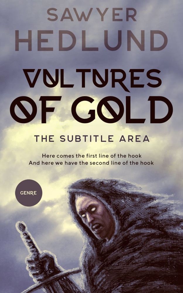 Front view of Mountain Mist #11553 - Premade Fantasy Book Cover