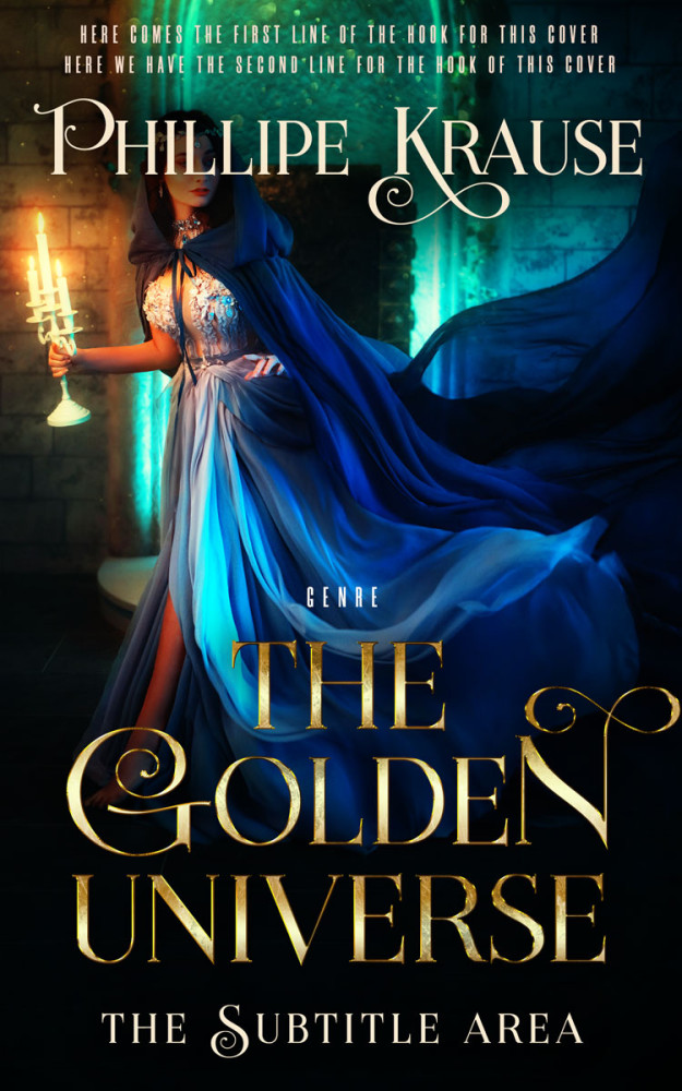 Front view of Bunker #11671 - Premade Fantasy Book Cover