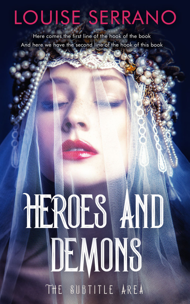 Front view of Martinique #11700 - Premade Fantasy Book Cover