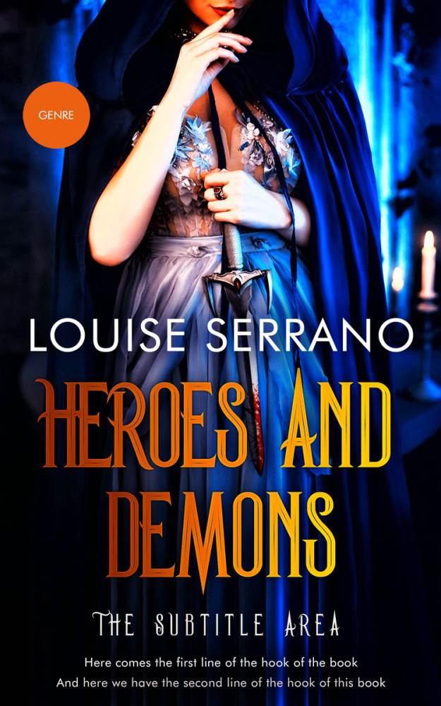 Front view of Tumbleweed #11704 - Premade Fantasy Book Cover