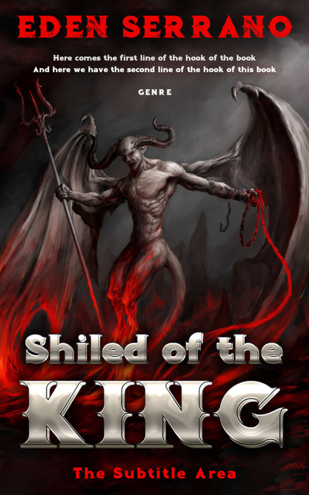 Front view of Cocoa Brown #11724 - Premade Fantasy Book Cover