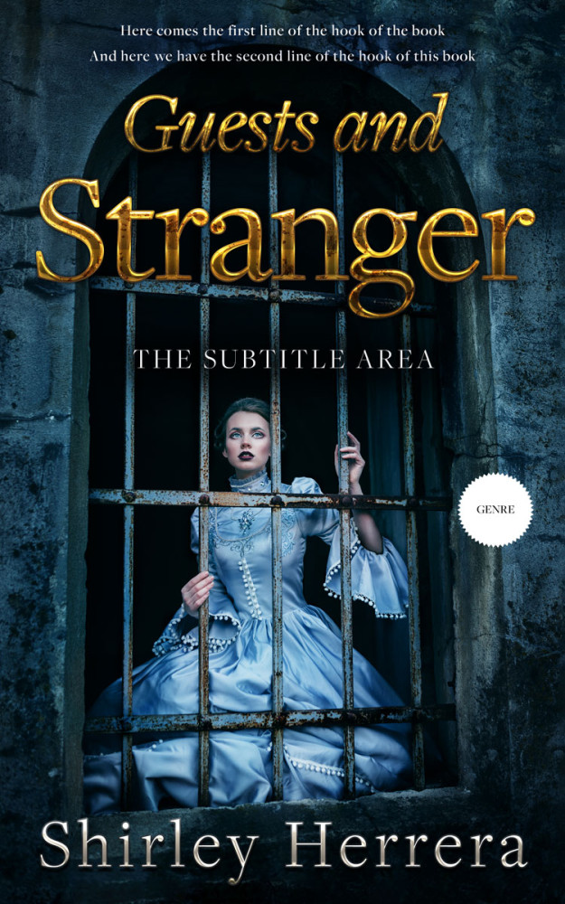 Front view of Aztec #11771 - Premade Fantasy Book Cover