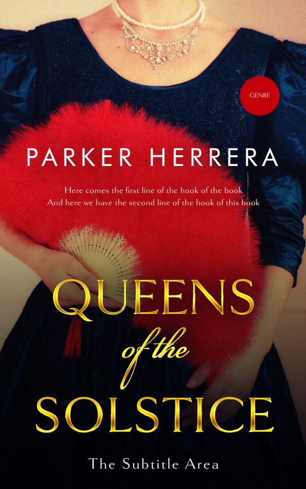 Front view of Gondola #11773 - Premade Historical Book Cover