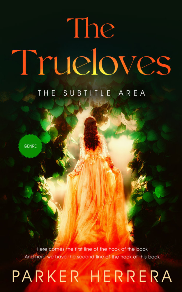 Front view of Gordons Green #11788 - Premade Fantasy Book Cover