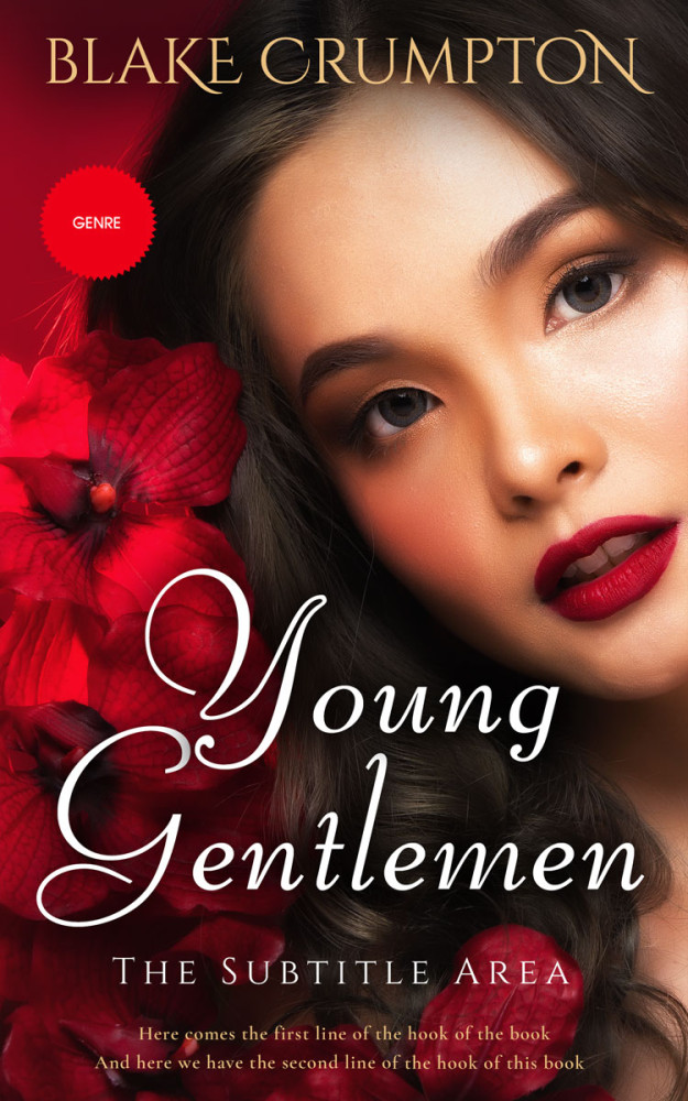 Front view of Tamarind #11843 - Premade Romance Book Cover