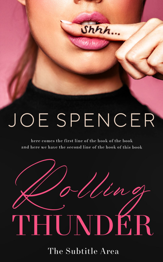 Front view of Tonys Pink #11913 - Premade Erotica Book Cover