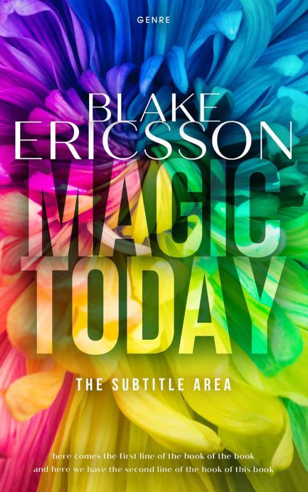 Front view of Di Serria #11921 - Premade Abstract Book Cover